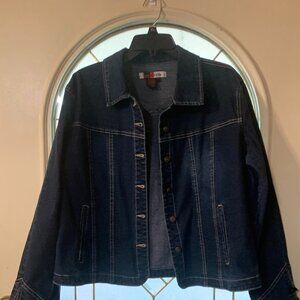 Ladies XL Denim Jacket by Live a Little